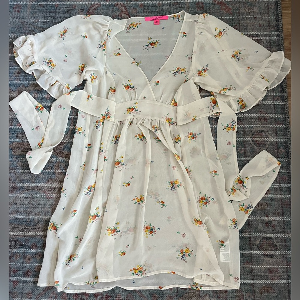 Vintage floral betsey Johnson dress